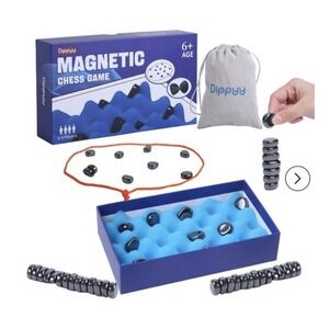 Magnetic Chess Set Portable Travel Board Game – Educational Strategy Kids Adults